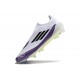 adidas F50 Elite Laceless FG X Messi Ftwr Blanco Negro Morado Unity