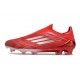 Tacos de Futbol adidas F50 Elite Laceless FG Rojo Plata