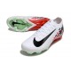 Nike Air Zoom Mercurial Vapor 16 Elite FG Blanco Negro Rojo