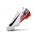 Nike Air Zoom Mercurial Vapor 16 Elite FG Blanco Negro Rojo