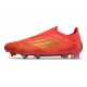 Tacos de Futbol adidas F50 Elite Laceless FG Rojo Dorado Met Rojo Vivo