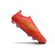 Tacos de Futbol adidas F50 Elite Laceless FG Rojo Dorado Met Rojo Vivo