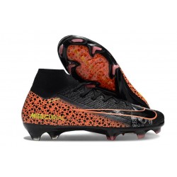 Nike Air Zoom Mercurial Superfly X Elite FG Negro Naranja Amarillo