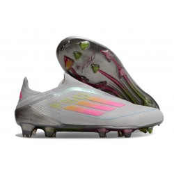 Tacos de Futbol adidas F50 Elite Laceless FG Gris Rose