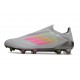 Tacos de Futbol adidas F50 Elite Laceless FG Gris Rose