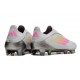 Tacos de Futbol adidas F50 Elite Laceless FG Gris Rose