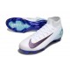 Nike Air Zoom Mercurial Superfly X Elite FG Blanco Azul Negro