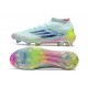 Bota adidas F50 Elite Mid FG Casi Azul Azul Semilúcido Semi Amarillo Solar