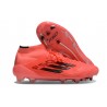 Bota adidas F50 Elite Mid FG Turbo Aurora Negro Platino Met