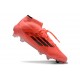 Bota adidas F50 Elite Mid FG Turbo Aurora Negro Platino Met