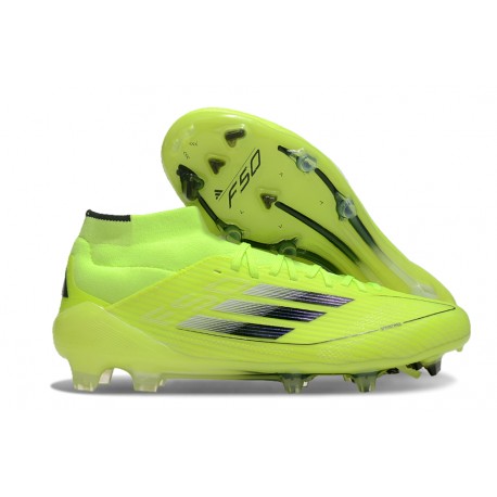 Bota adidas F50 Elite Mid FG Amarillo Solar Negro