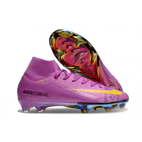 Nike Mercurial Superfly 10 Elite FG Violeta Amarillo