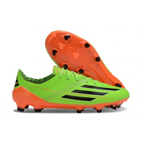 Botas de Fútbol adidas F50 Elite FG Verde Naranja Negro