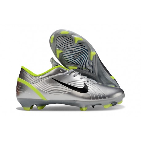 Nike Air Zoom Mercurial Vapor 16 Elite FG Plata Negro