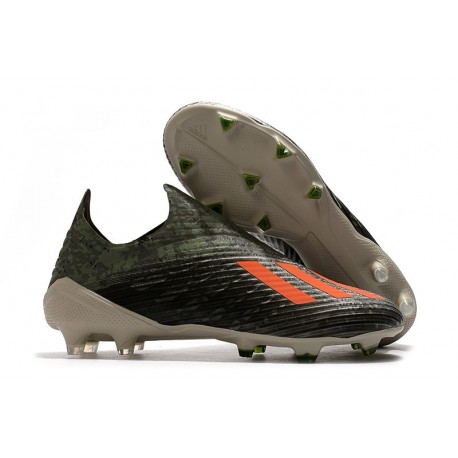 Bota de Fútbol adidas X 19+ FG - Verde Naranja Chalk