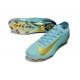 Nike Air Zoom Mercurial Vapor 16 Elite FG Azul Oro