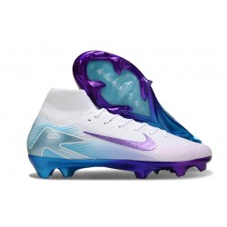Nike Mercurial Superfly 10 Elite FG Blanco Violeta Azul