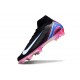 Nike Mercurial Superfly 10 Elite FG Negro Blanco Azul Rosa