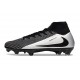 Nike Mercurial Superfly 10 Elite FG Negro Plateado