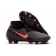 Nike Zapatos Phantom Vision Elite DF FG -Gris Oscuro/Mango Brillante/Negro