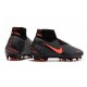 Nike Zapatos Phantom Vision Elite DF FG -Gris Oscuro/Mango Brillante/Negro