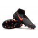 Nike Zapatos Phantom Vision Elite DF FG -Gris Oscuro/Mango Brillante/Negro