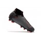 Nike Zapatos Phantom Vision Elite DF FG -Gris Oscuro/Mango Brillante/Negro