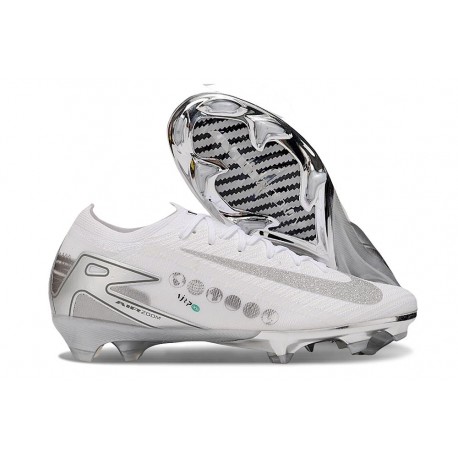 Nike Zoom Mercurial Vapor XVI Elite FG Blanco Plateado