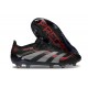 Zapatos de Fútbol Adidas Predator Elite FG Negro Gris Four Rojo Lúcido