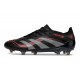 Zapatos de Fútbol Adidas Predator Elite FG Negro Gris Four Rojo Lúcido