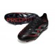 Zapatos de Fútbol Adidas Predator Elite FG Negro Gris Four Rojo Lúcido