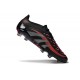 Zapatos de Fútbol Adidas Predator Elite FG Negro Gris Four Rojo Lúcido