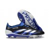 Zapatos de Fútbol Adidas Predator Elite FG Negro Azul Lúcido Blanco