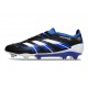 Zapatos de Fútbol Adidas Predator Elite FG Negro Azul Lúcido Blanco