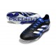 Zapatos de Fútbol Adidas Predator Elite FG Negro Azul Lúcido Blanco
