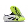 Zapatos de Fútbol Adidas Predator Elite FG Blanco Negro Limón Lúcido