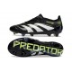 Zapatos de Fútbol Adidas Predator Elite FG Negro Blanco Limón Lúcido