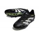 Zapatos de Fútbol Adidas Predator Elite FG Negro Blanco Limón Lúcido