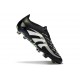 Zapatos de Fútbol Adidas Predator Elite FG Negro Blanco Limón Lúcido