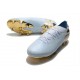 Zapatos de Fútbol adidas Nemeziz 19.1 FG - Agua Dorado metalizado Blanco