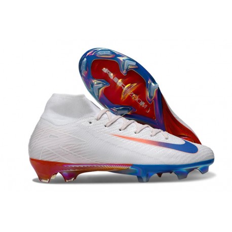 Nike Zoom Mercurial Superfly X Elite FG Blanco Azul Rojo