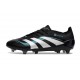 Zapatos de Fútbol Adidas Predator Elite FG Negro Blanco Azul
