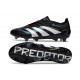 Zapatos de Fútbol Adidas Predator Elite FG Negro Blanco Azul