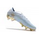 Zapatos de Fútbol adidas Nemeziz 19.1 FG - Agua Dorado metalizado Blanco