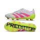 Zapatos de Fútbol Adidas Predator Elite FG Blanco Rosa Lúcido Limón Lúcido