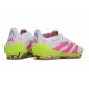 Zapatos de Fútbol Adidas Predator Elite FG Blanco Rosa Lúcido Limón Lúcido