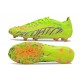 Zapatos Adidas Predator Elite FG Limón Lúcido Rosa Lúcido Azul Fusion