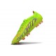 Zapatos Adidas Predator Elite FG Limón Lúcido Rosa Lúcido Azul Fusion