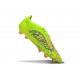 Zapatos Adidas Predator Elite FG Limón Lúcido Rosa Lúcido Azul Fusion