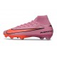 Nike Zoom Mercurial Superfly X Elite FG Rosa Naranja
